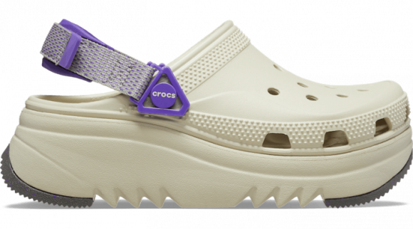 Crocs Hiker Xscape Clogs Unisex Bone / Neon Purple