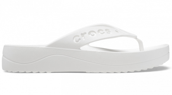 Crocs Baya Platform Flats Unisex White - 208395-100