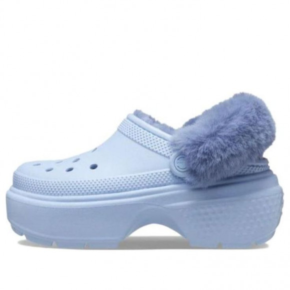 (GS) Crocs Stomp Lined Clog 'Calcite Blue' - 208546-4NS