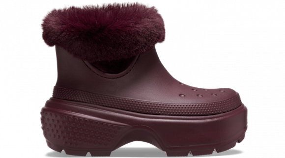 Crocs unisex Stomp Lined Boot Boots Dark Cherry - 208718-6WD