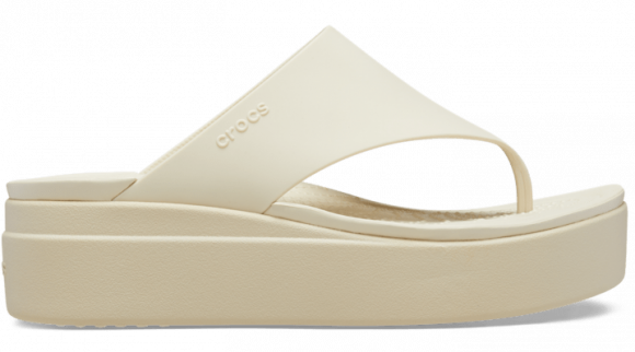 Crocs Brooklyn TeenSlippers Damen Bone - 208727-2Y2