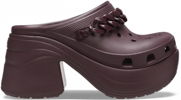 Crocs Siren Chain Clogs Unisex Dark Cherry - 209018-6WD