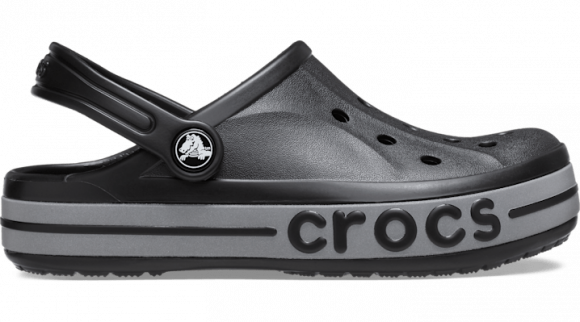 Crocs Bayaband Reflective Band Klompen Kinder Black - 209213-001