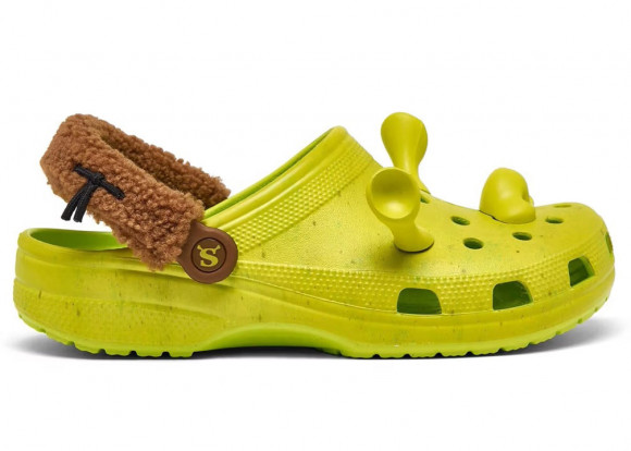 Sandália Crocs Shrek Classic Clog Lime Punch - Infantil