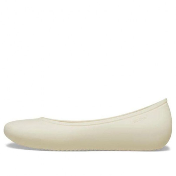 (WMNS) Crocs Brooklyn Flat 'White' - 209384-160