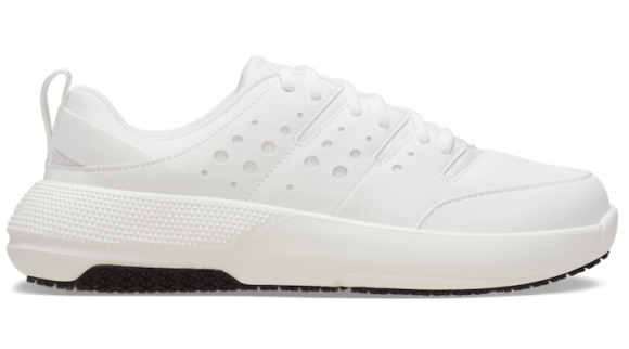 Crocs On the Clock Slip Resistant Work Sneaker Schoenen Herren White / White - 209475-143