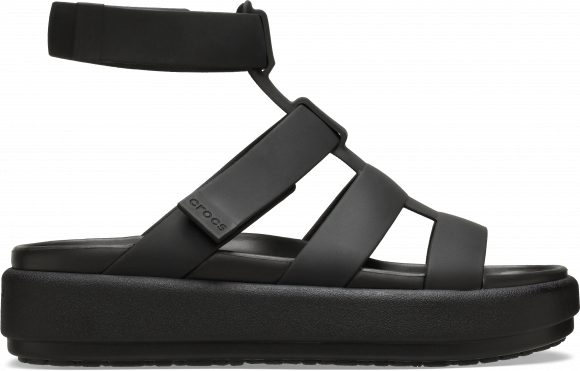 Crocs | Women | Brooklyn Luxe Gladiator | Sandals | Black / Black | - 209557-060