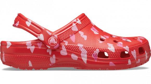 Crocs unisex Classic Valentines Day Clogs Cherry Red - 209682-6ZR