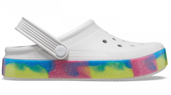 Crocs Off Court Glitter Band Klompen Kinder Atmosphere / Multi - 209714-1FS