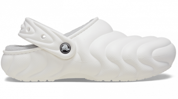 Crocs Unisex Classic Lined Overpuff Clogs White