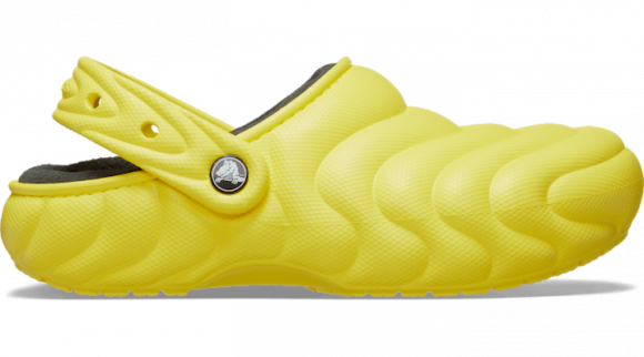 Crocs Classic Lined Overpuff Klompen Unisex Cyber Yellow - 210059-77J