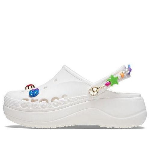 WMNS Crocs Baya Midsummer Platform Clogs White Pink