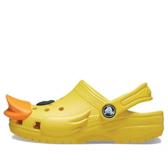 (GS) Crocs Classic Duck Clags 'Yellow Orange' - 210193-75Y