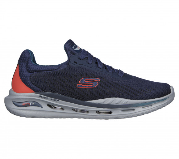 Skechers Men's Arch Fit Orvan - Trayver Sneaker in Dark Navy Blue - 210434