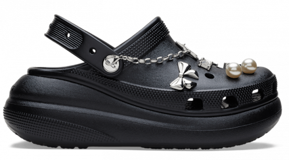 Crocs Crush Jeweled Klompen Unisex Black - 210457-001