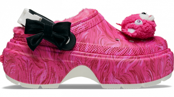 Crocs unisex Fortnite X Stomp Lined Cuddle Team Leader Clogs Pink Multi - 210497-9DD