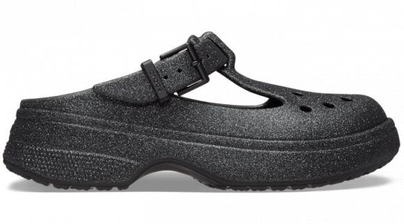 Crocs Classic Mary Jane Glitter Klompen Unisex Black - 210737-001