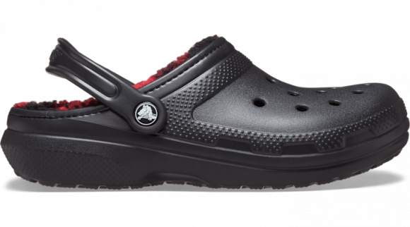 Crocs | Unisex | Classic Lined Buff Check | Clogs | Black | - 210738-001