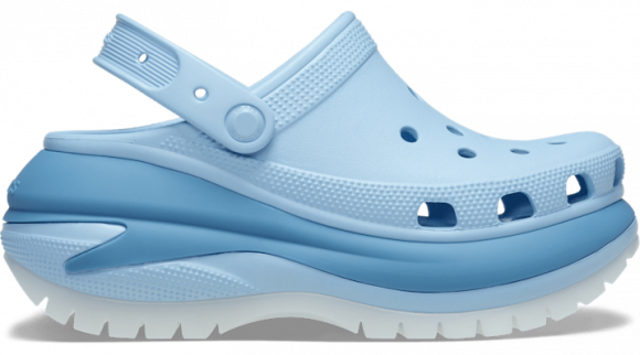 Crocs Mega Crush Matte Klompen Unisex Blue Calcite - 210749-4NS