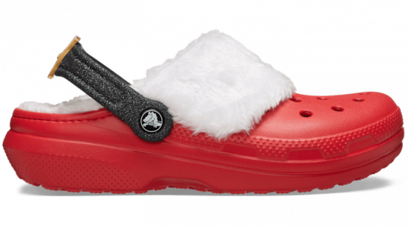 Crocs Classic Lined Santa Klompen Unisex Varsity Red / Multi - 210933-6WE