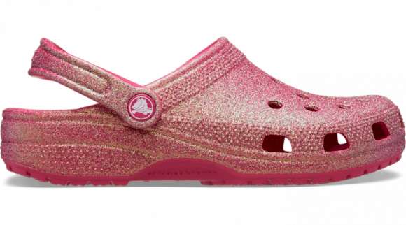 Crocs unisex Classic Iridescent Glitter Clogs Dragon Fruit - 211005-6ZQ