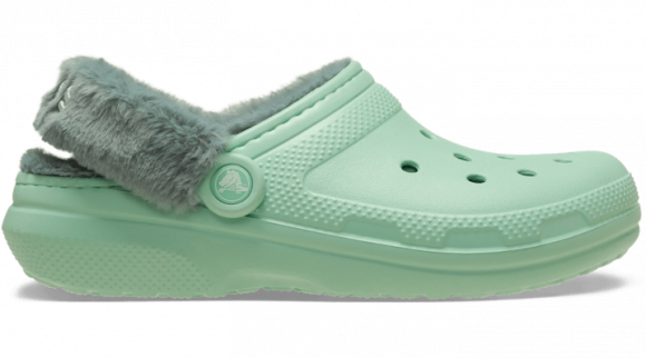 Crocs unisex Classic Fuzz Lined Clogs Spearmint