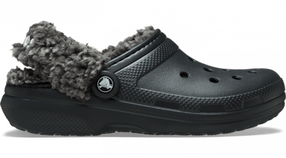 Crocs | Unisex | Classic Fleece Lined | Clogs | Black | - 211396-001