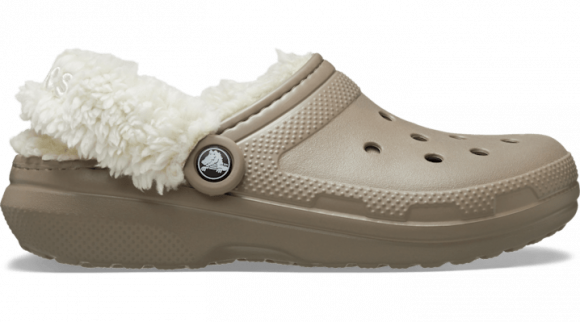 Crocs Unisex Classic Fleece Lined Clogs Mushroom