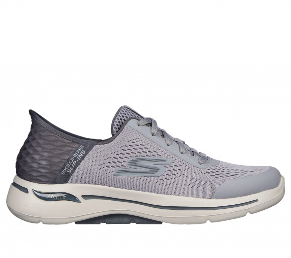 Skechers Men's Slip-ins: GO WALK Arch Fit - Simplicity Sneaker in Gray - 216258