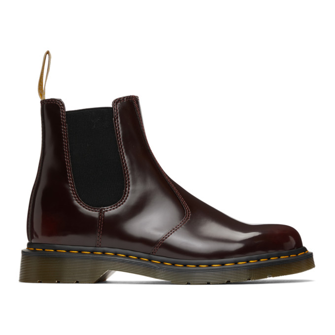 burgundy vegan dr martens