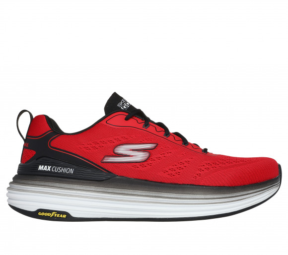 Skechers Men's Max Cushioning Suspension - Voyager Sneaker in Red/Black - 220930