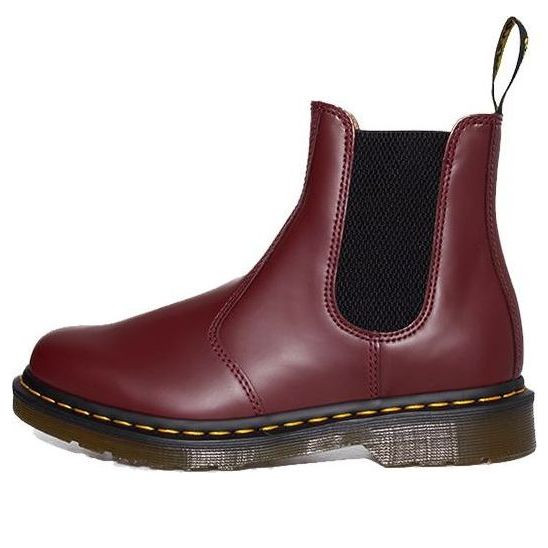 Dr.Martens 2976 Yellow Stitch Chelsea Boots 'Cherry Red' - 22227600