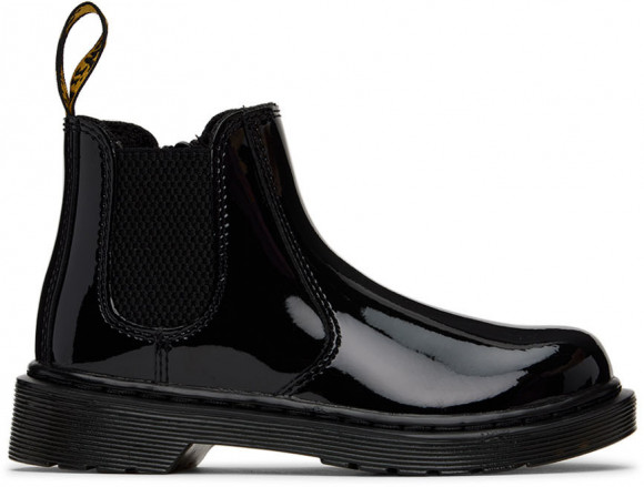 childrens black doc martens