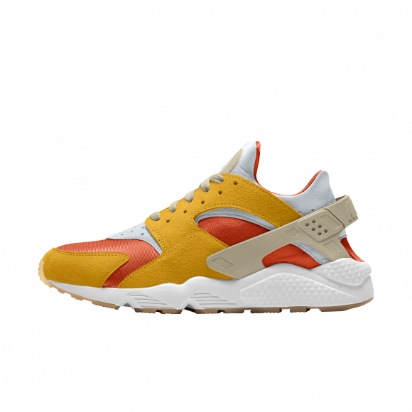 Custom Nike Air Huarache By You-sko til kvinder - Orange - 2291662417