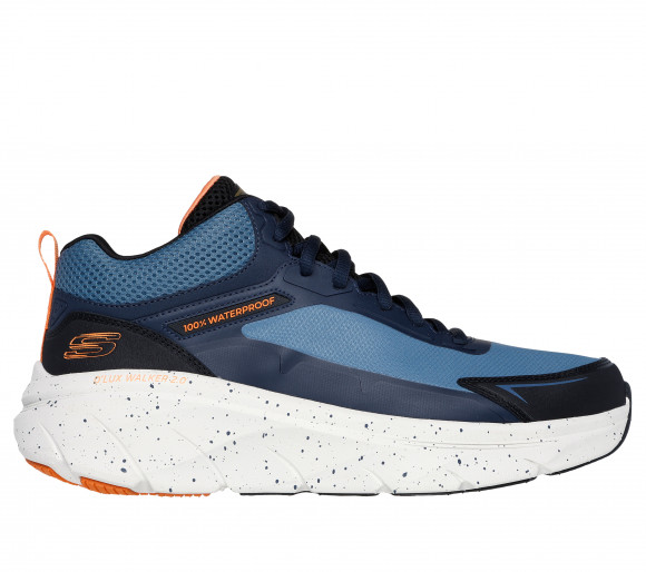 Skechers Men's Relaxed Fit: D'Lux Walker 2.0 - Grailo Sneaker in Blue/Orange - 232953