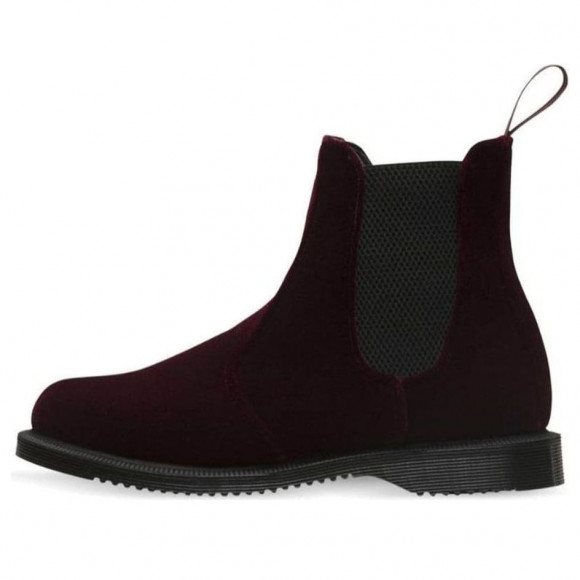 (WMNS) Dr.martens AB060710 Flora Velvet 'Cherry Red' - 23962600