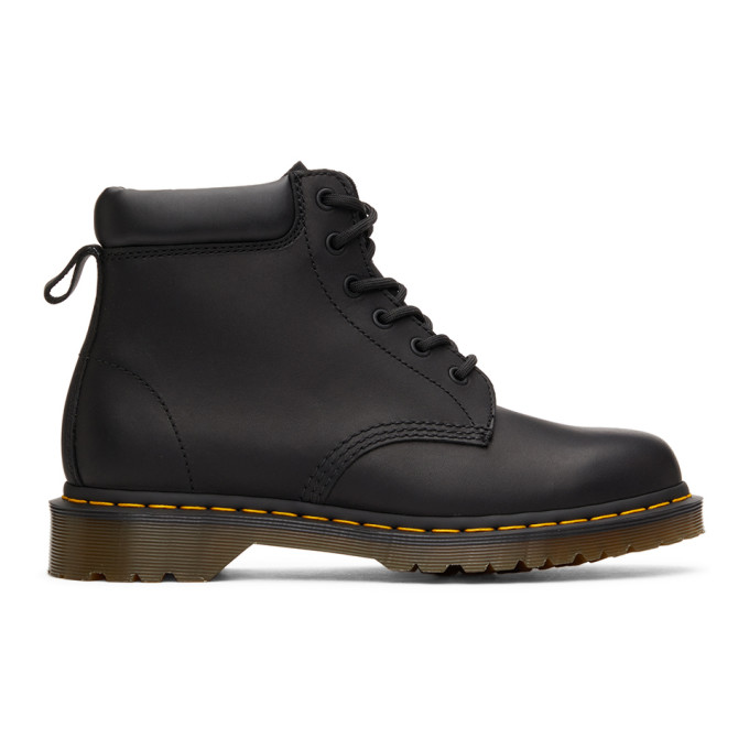 Dr. Martens Black Greasy 939 Ben Lace-Up Boots - 24258001