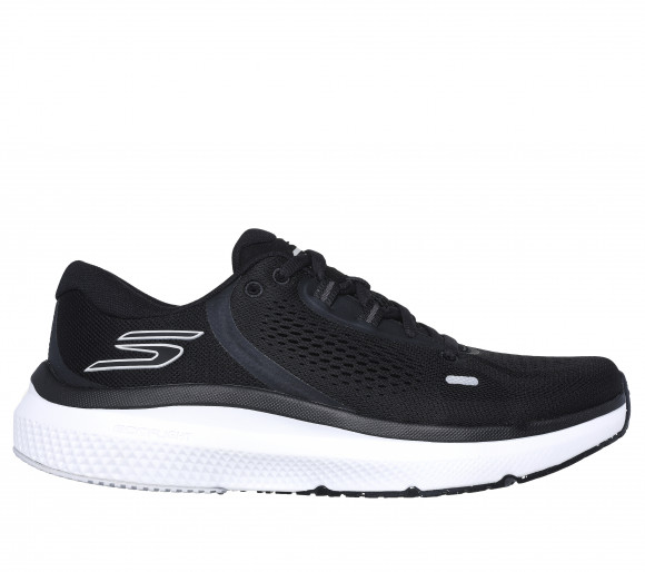 Skechers Men's GO RUN Pure 4 Arch Fit Sneaker in Black/White