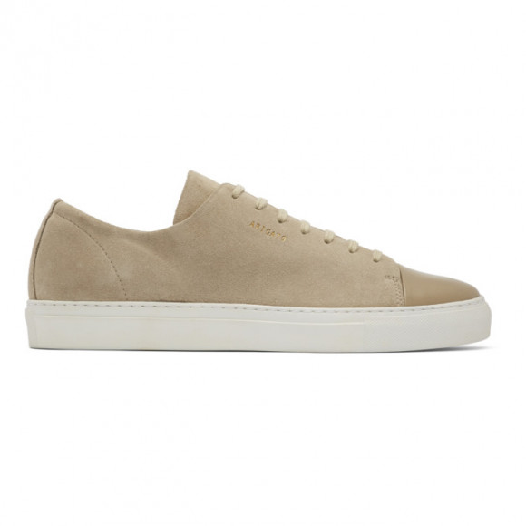 Axel Arigato Beige Suede Cap Toe Sneakers