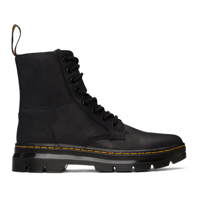 Dr. Martens Black Combs Lace-Up Boots - 26007001