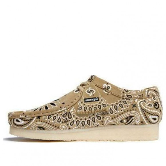 Clarks x Supreme Wallabee Bandana 'Khaki' - 26142398