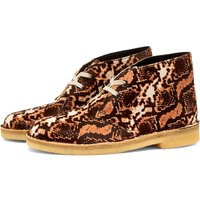 Clarks Originals Women's Desert Boot W in Tan Snake Print - 26154776