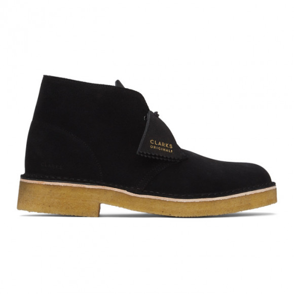 Clarks Originals Desert Boot 221 Black Suede - 26155855