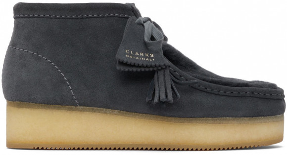 Mier basketbal Inactief Clarks Originals Grey Wallabee Wedge Boots - womens lana point lace up  boots grey - 26163280