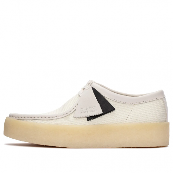 Clarks Wallabee Cup Textile 'Off White' - 26166218