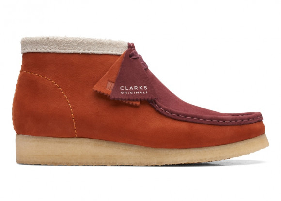 Clarks Originals Wallabee Boot Dark Orange Combination - 26168830