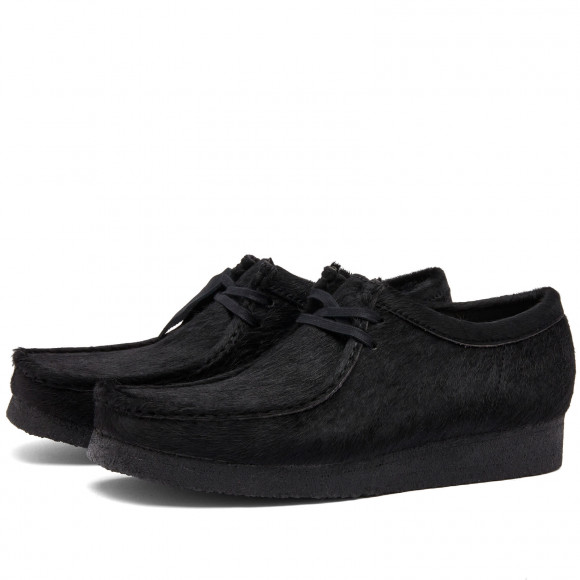 Clarks Originals Men's Wallabee Black Pony Hair - 26174031