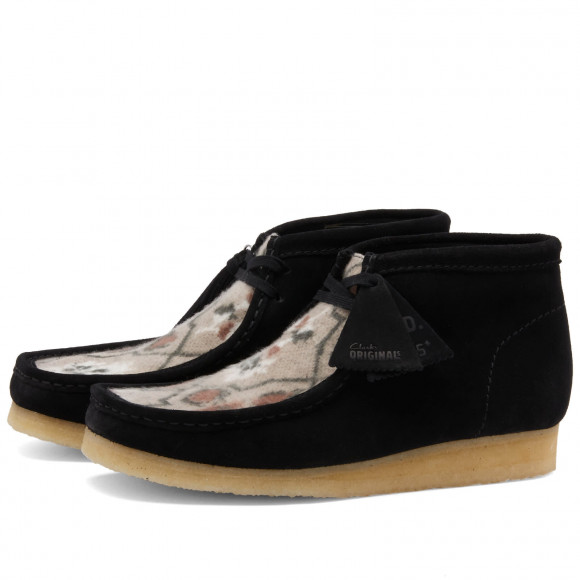 END. x Clarks Originals x Beams Plus 'Ski Club' Wallabee Boot Black Interest - 26176620