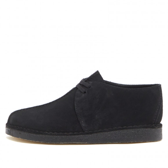 Clarks Originals Men's Desert Trek in Black Suede - 26178476-BLK