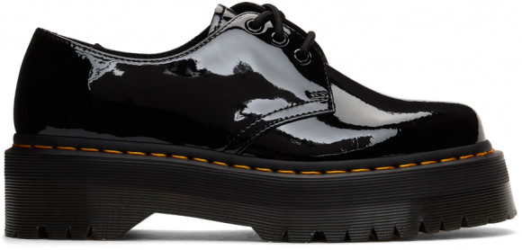 Dr. Martens 1461 Quad 3 Eye Shoes BLACK PATENT - 26647001